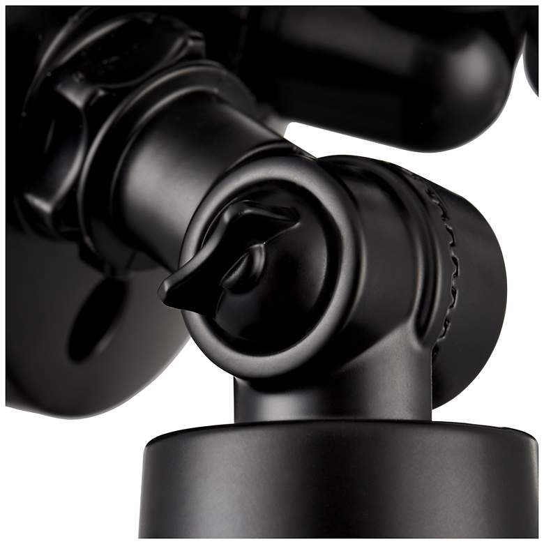 Image 5 4.75" High 2-Light Outdoor Security Flood Light in Powder Coated Black more views