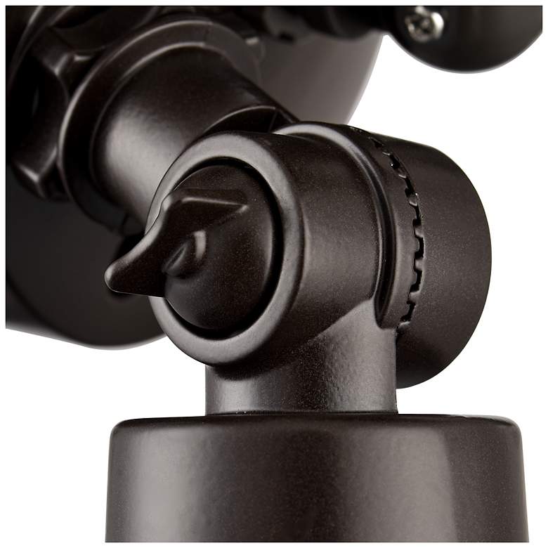 Image 5 4.75" High 2-Light Outdoor Security Flood Light in Powder Coated Bronze more views