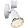 3_4.75" High 2-Light Outdoor Security Flood Light in Powder Coated White more views
