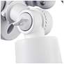 5_4.75" High 2-Light Outdoor Security Flood Light in Powder Coated White more views