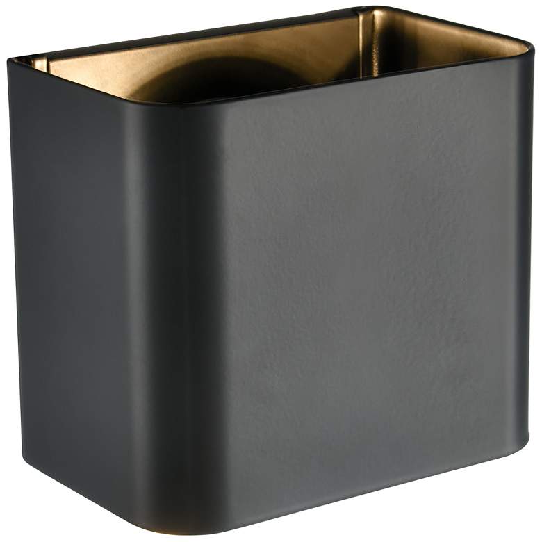 Image 1 4.75" High LED Outdoor Wall Sconce in Powder Coated Black