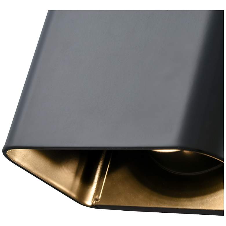 Image 2 4.75" High LED Outdoor Wall Sconce in Powder Coated Black more views