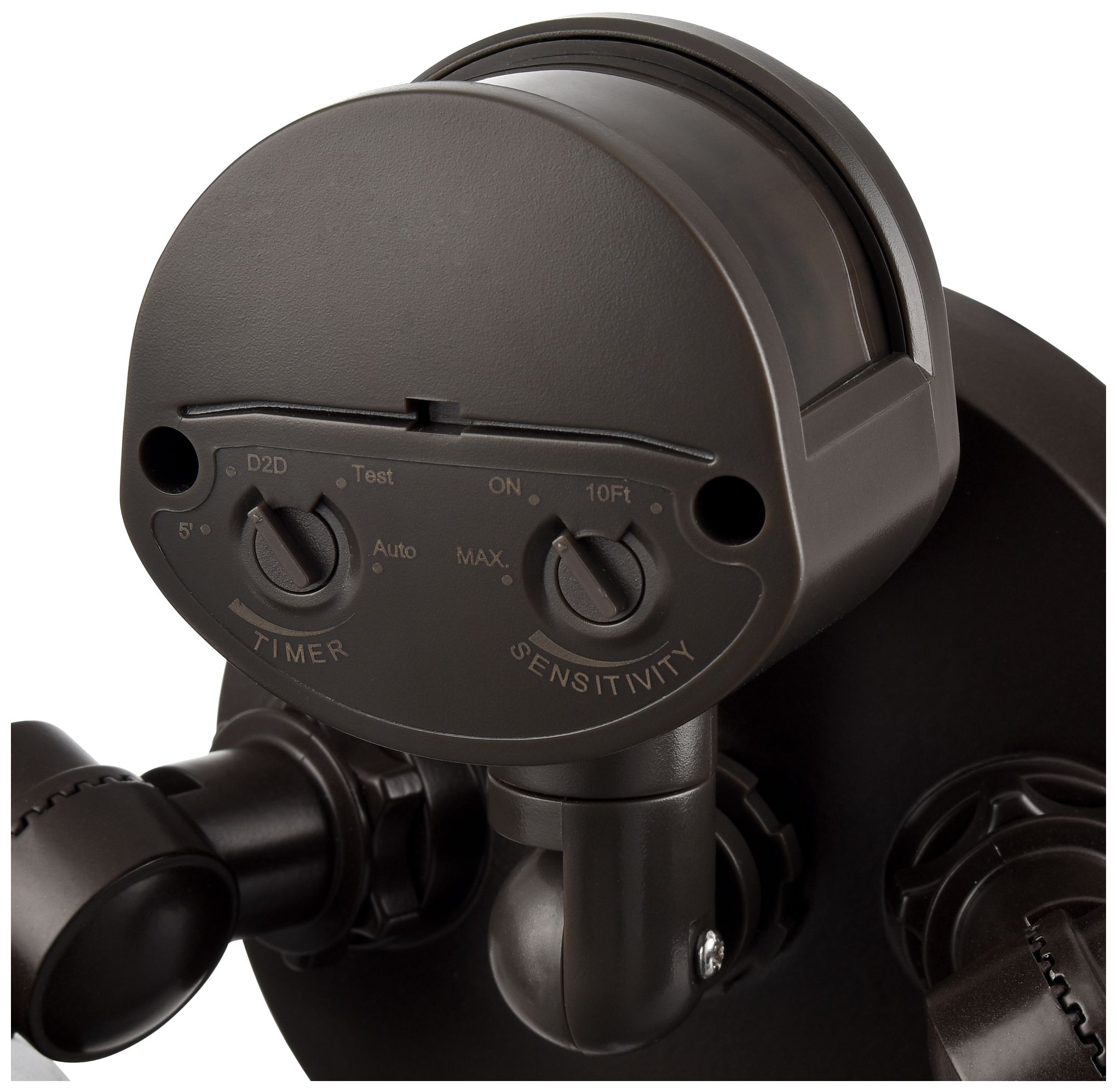 Image 4 4.75" High 2-Light Outdoor Security Flood Light in Powder Coated Bronz more views