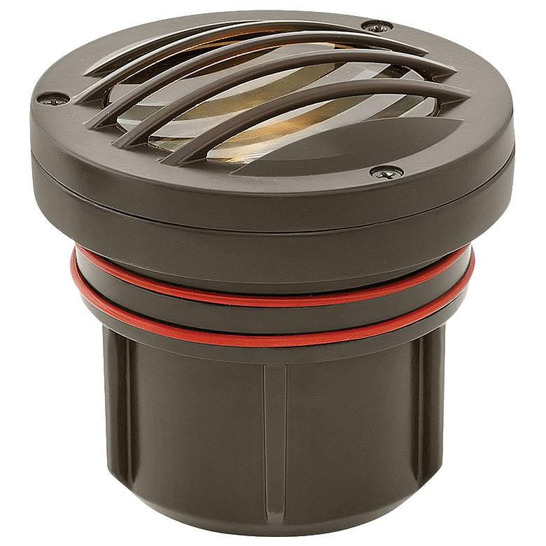 Image 1 4 3/4" High Bronze Grill-Top Well Light by Hinkley Lighting