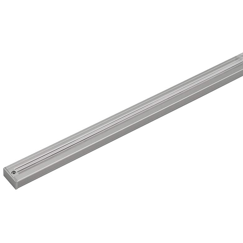 Image 2 4-Foot Long Halo Compatible Silver Track Light Section more views
