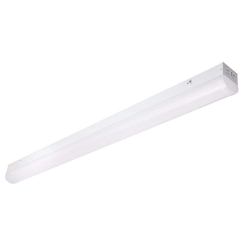 Image 1 4 ft. LED; Linear Strip Light; Wattage and CCT Selectable; White Finish