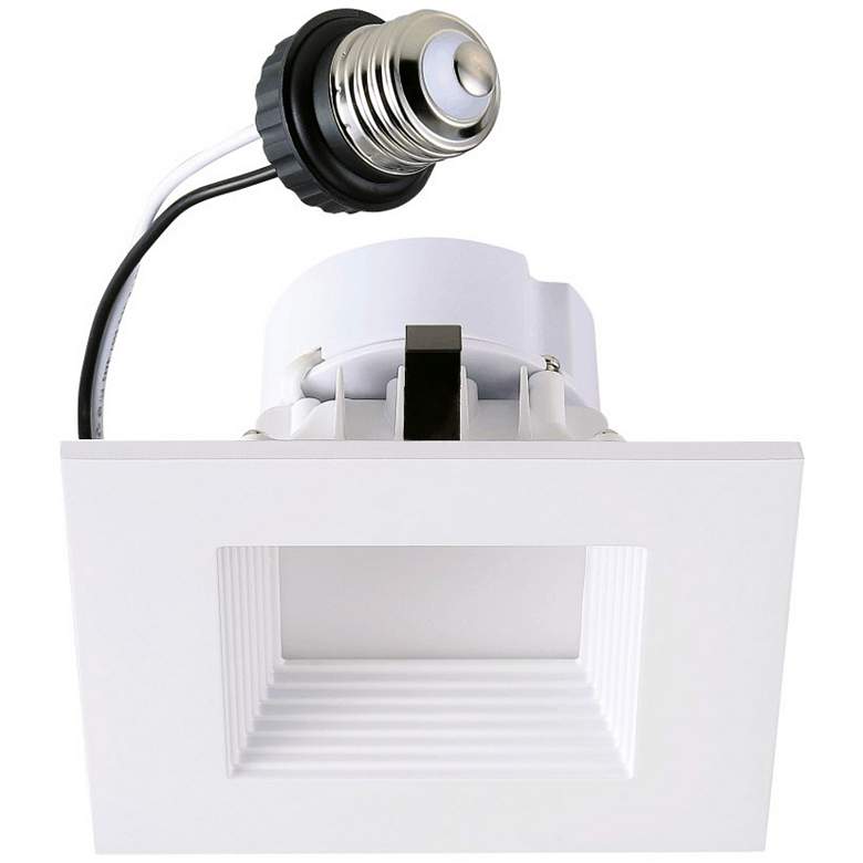 Image 1 4 inch Cyber Tech 12 Watt LED Retrofit Trim in White