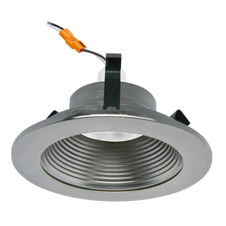 Image 1 4" Cyber Tech 7 Watt LED Retrofit Trim in Satin Nickel