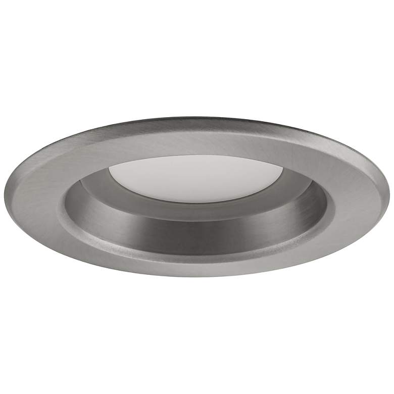 Image 1 4 inch DLR4 9.1 Watt 2700K LED Retrofit Trim in Brushed Nickel