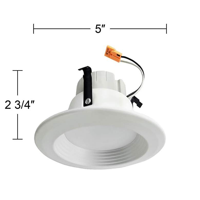 Image 2 4" Four Color Adjustable 10W LED Retrofit Trim more views