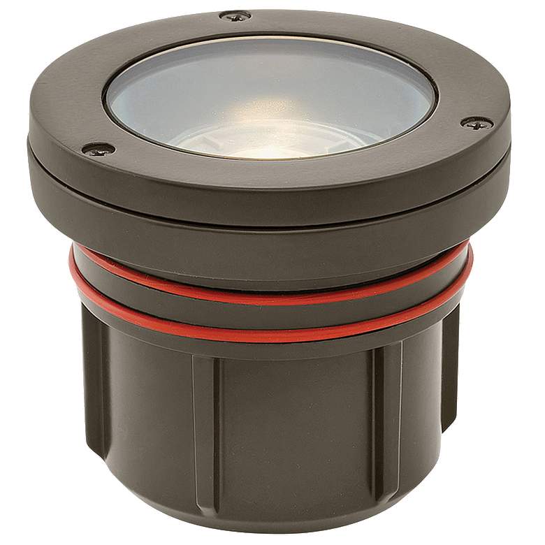 Image 1 4" High Bronze LED Flat Top Well Light by Hinkley Lighting