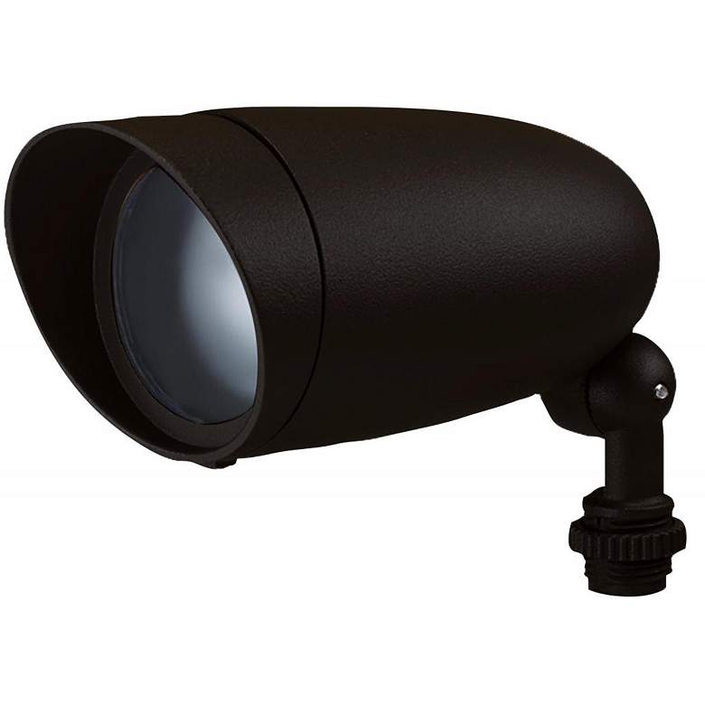 Image 1 4" High Dark Bronze 1 Light Landscape Flood - PAR20 Flood
