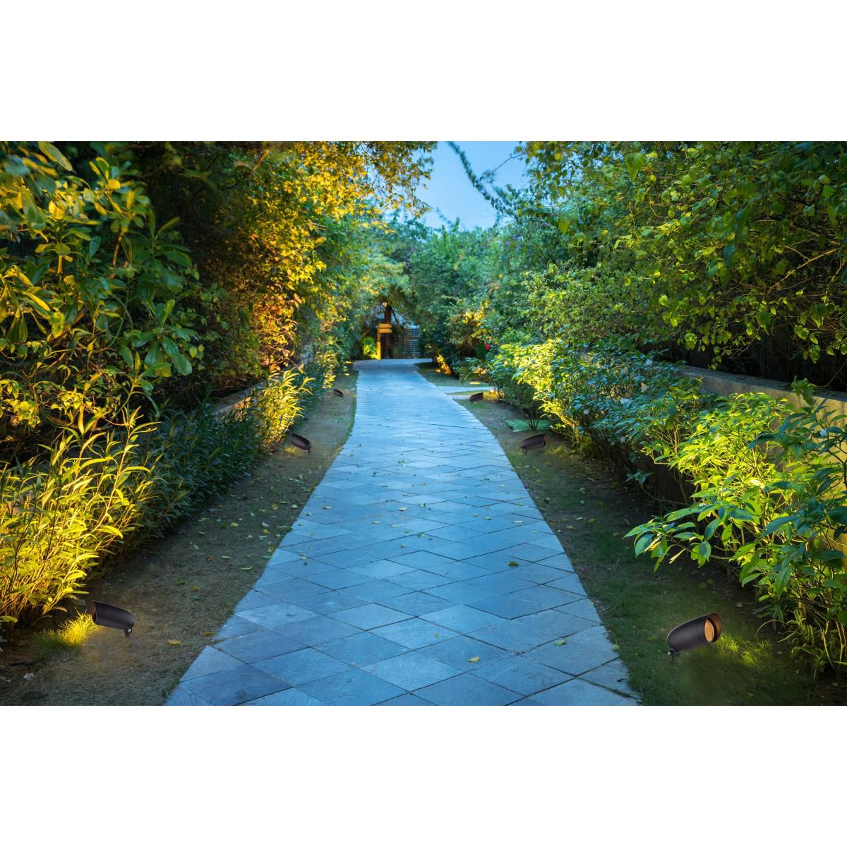 4" High Dark Bronze 1 Light Landscape Flood - PAR20 Flood