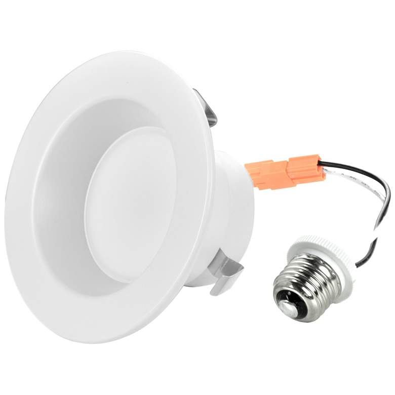 Image 1 4 inch JA8 10W LED 650 Lumen Dimmable Retrofit Trim