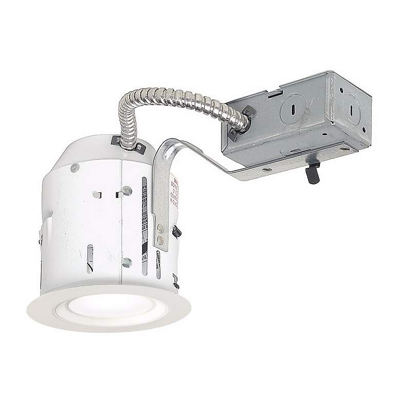 Image 1 4" Non-IC Remodel 10W LED Complete Recessed Light Kit