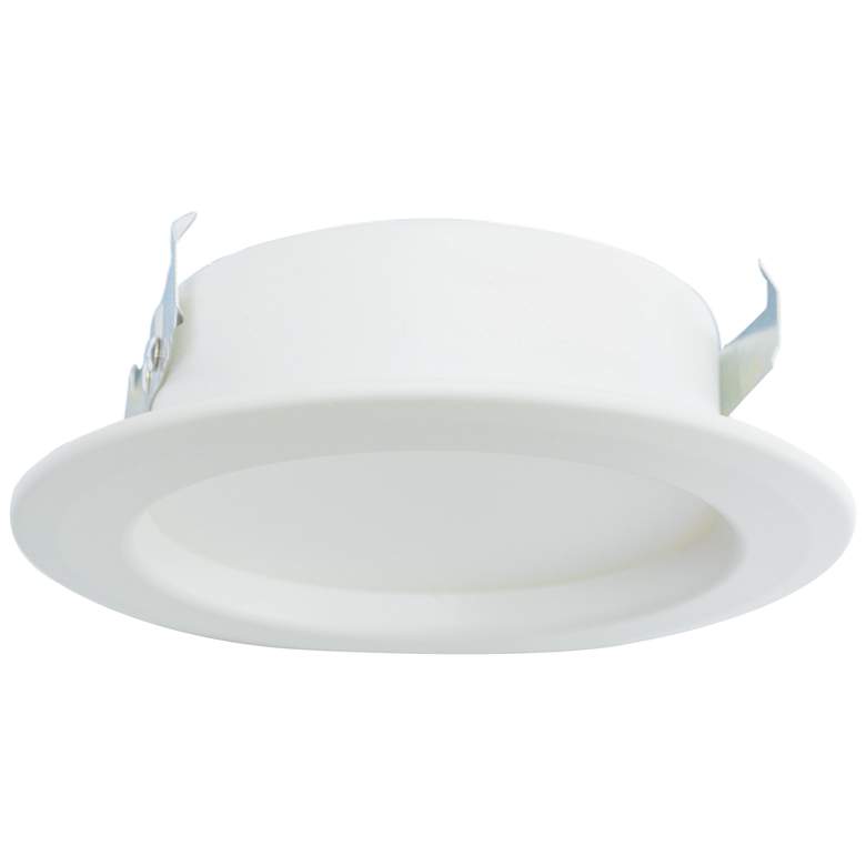 Image 1 4 inch Plain White 11 Watt Dimmable LED Retrofit Trim