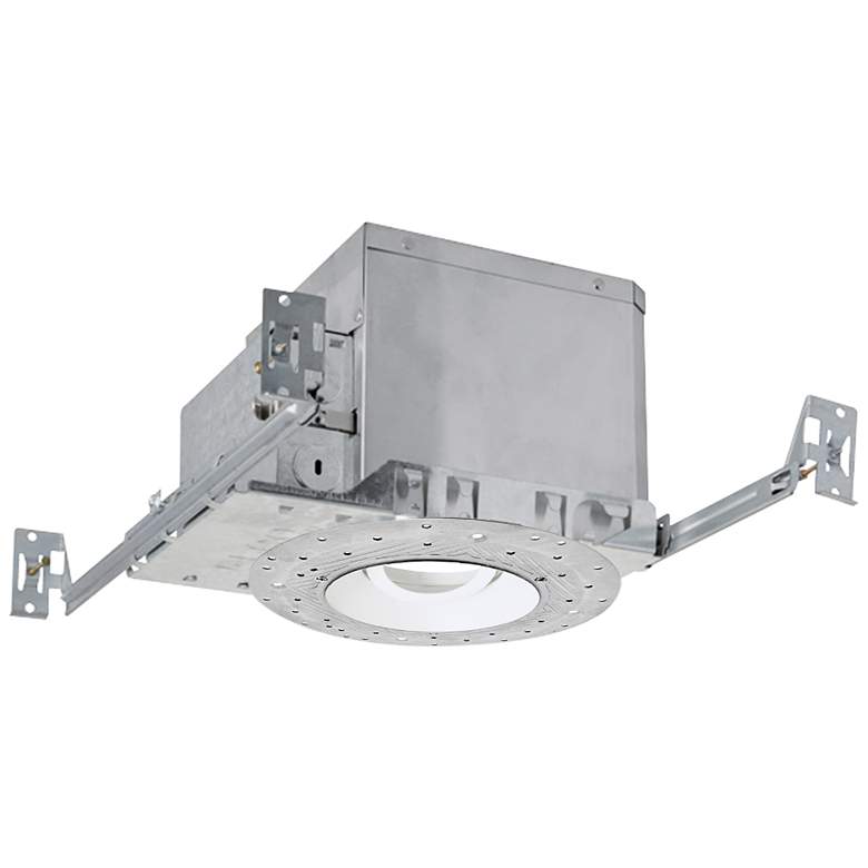 Image 1 4" White 750 Lumen LED Adjustable Reflector Recessed Kit