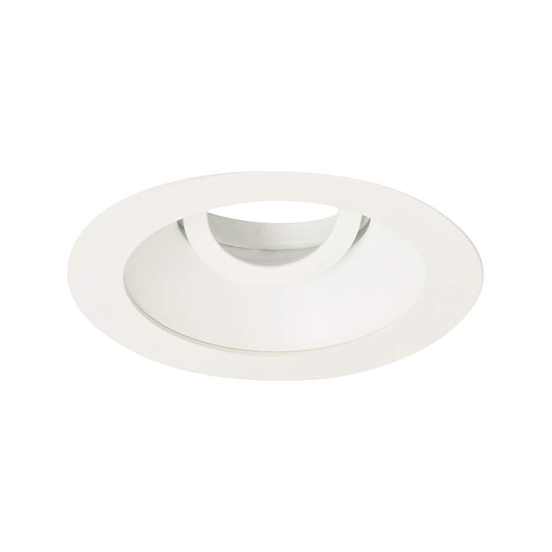 Image 2 4" White 750 Lumen LED Adjustable Round Gimbal Recessed Kit more views