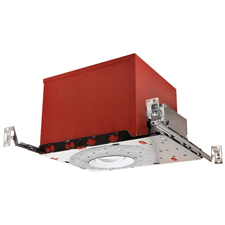Image 1 4" White 750 Lumen LED Fire-Rated Reflector Recessed Kit