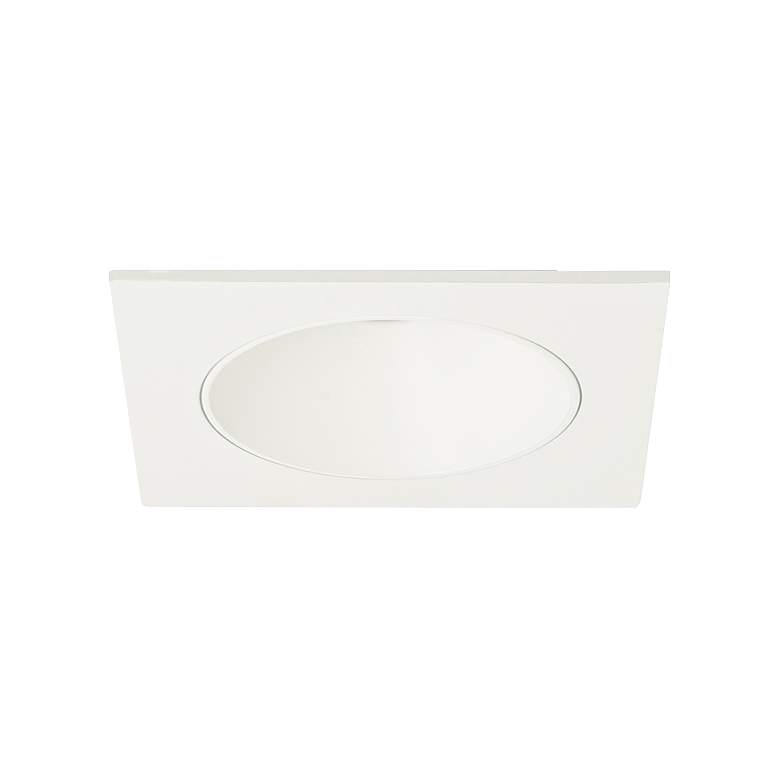 Image 2 4 inch White 750 Lumen LED Remodel Square Reflector Recessed Kit more views