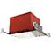 4" White 750lm LED Fire-Rated Square Reflector Recessed Kit