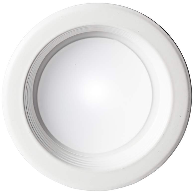 Image 2 4 inch White Baffle 10 Watt 580 Lumen Dimmable LED Retrofit Trim more views