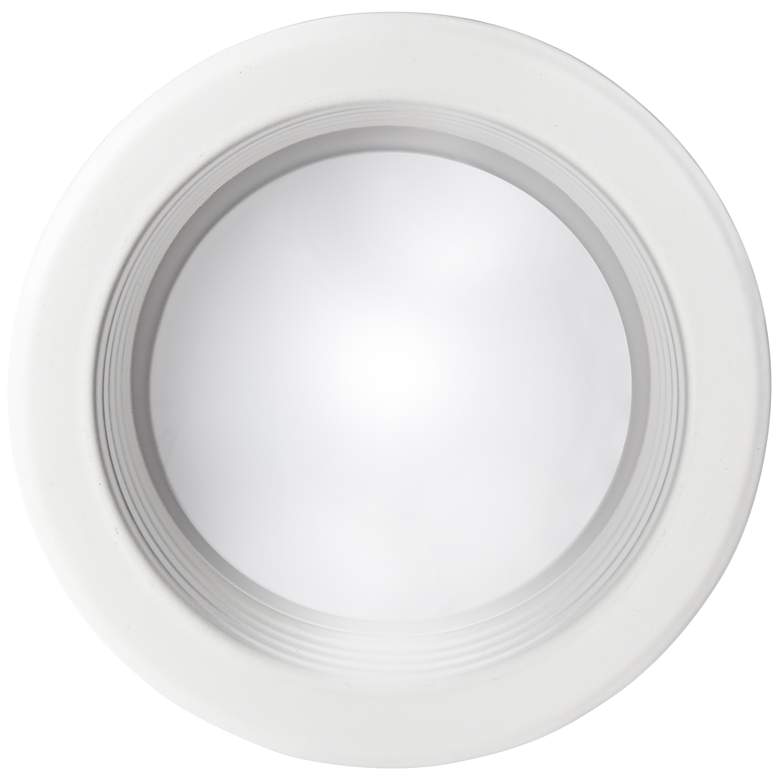 Image 2 4 inch White Baffle 10W Dimmable LED Retrofit Trim in White more views