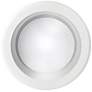 4" White Baffle 10W Dimmable LED Retrofit Trim in White
