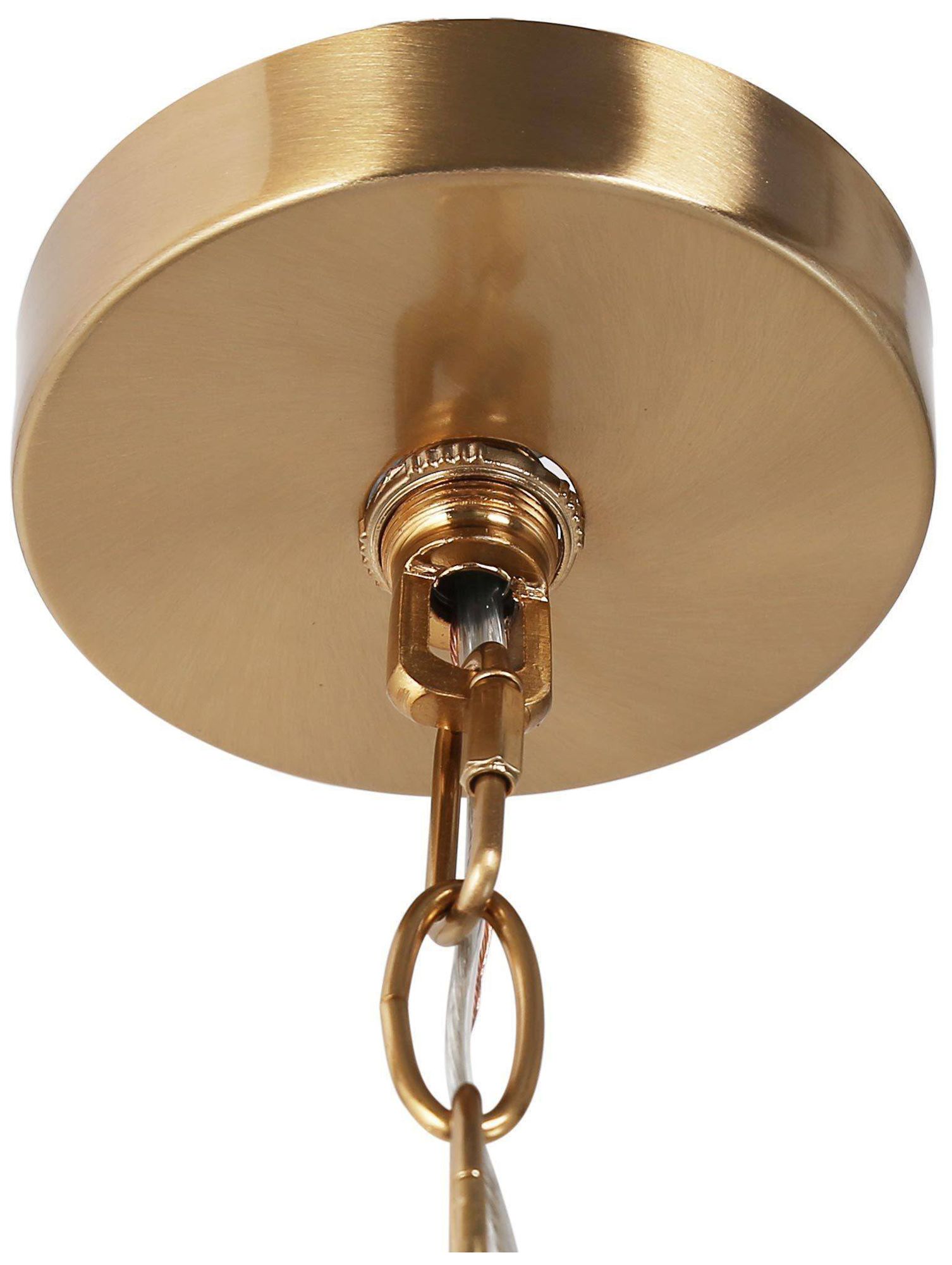 4-Light 14.2"W Rectangle Matt Black and Plated Brass Chandeliers