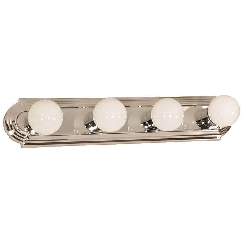 Image 1 4 Light; 24 in.; Vanity; Racetrack Style