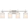 1_4-Light Bathroom Vanity Light in Brushed Nickel