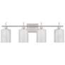 2_4-Light Bathroom Vanity Light in Brushed Nickel more views