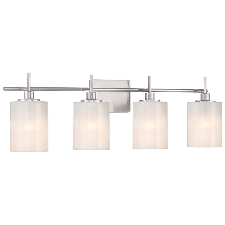 Image 3 4-Light Bathroom Vanity Light in Brushed Nickel more views