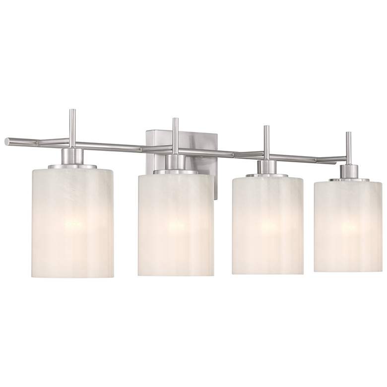 Image 4 4-Light Bathroom Vanity Light in Brushed Nickel more views
