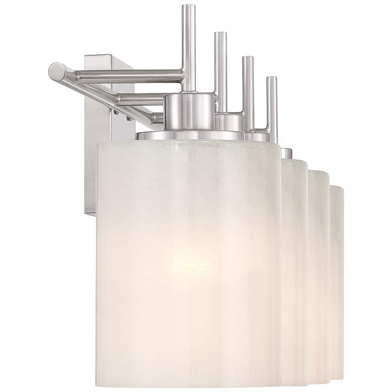 Image 5 4-Light Bathroom Vanity Light in Brushed Nickel more views
