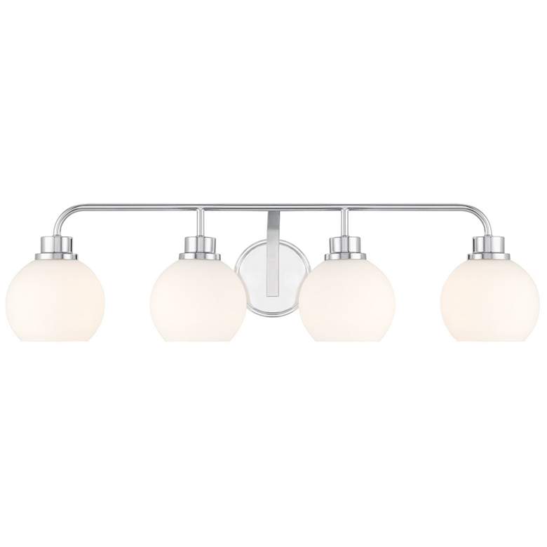 Image 1 4-Light Bathroom Vanity Light in Chrome