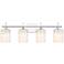 4-Light Bathroom Vanity Light in Chrome