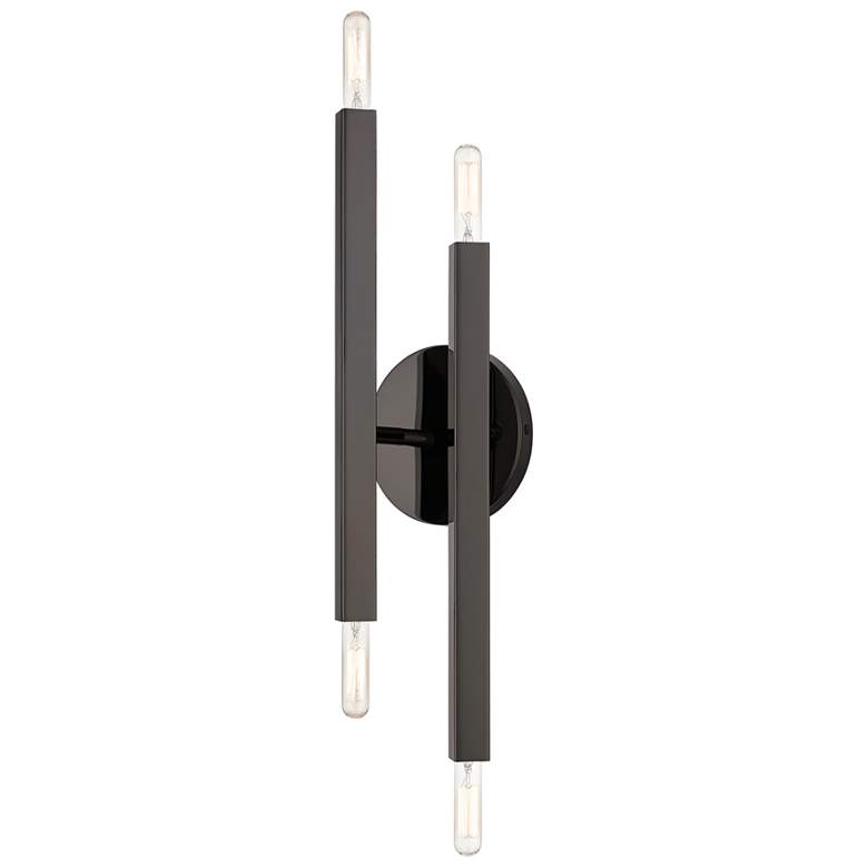 Image 1 4 Light Black Chrome ADA Sconce