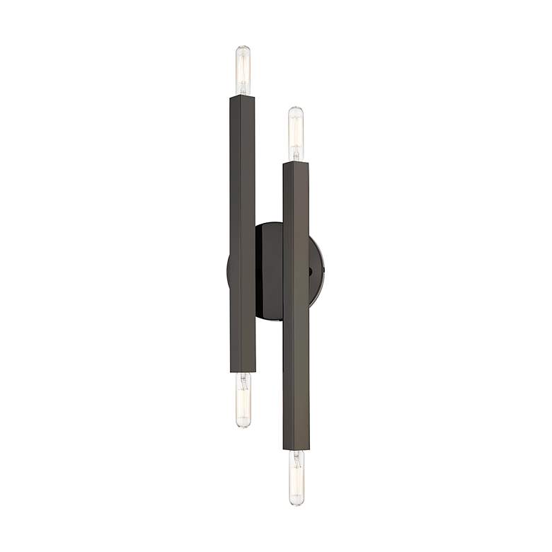 Image 4 4 Light Black Chrome ADA Sconce more views
