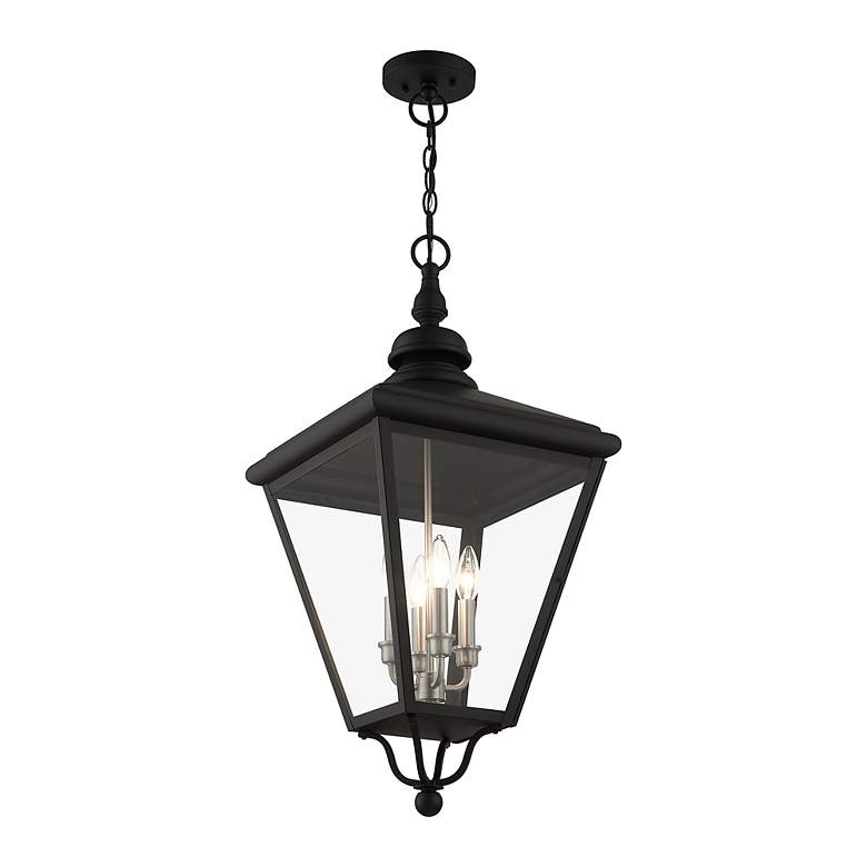 Image 6 4 Light Black Outdoor Extra Large Pendant Lantern more views