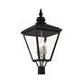 4_4 Light Black Outdoor Extra Large Post Top Lantern more views
