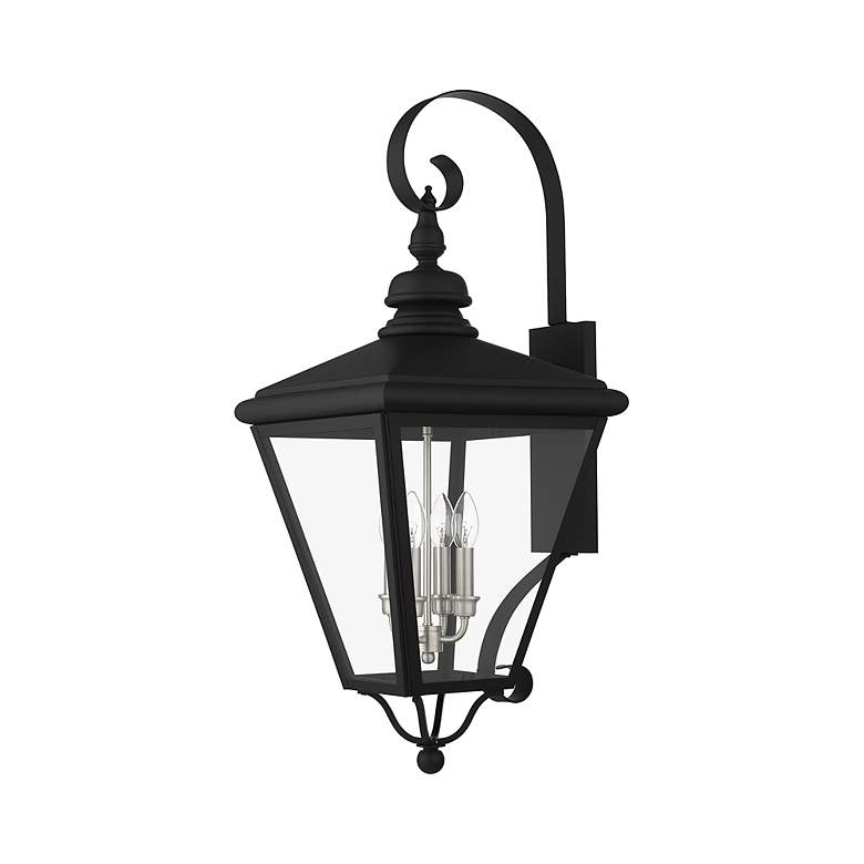 Image 3 4 Light Black Outdoor Extra Large Wall Lantern more views