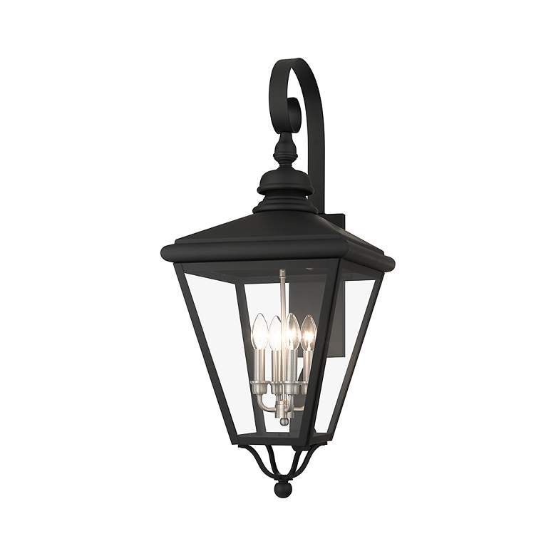 Image 4 4 Light Black Outdoor Extra Large Wall Lantern more views
