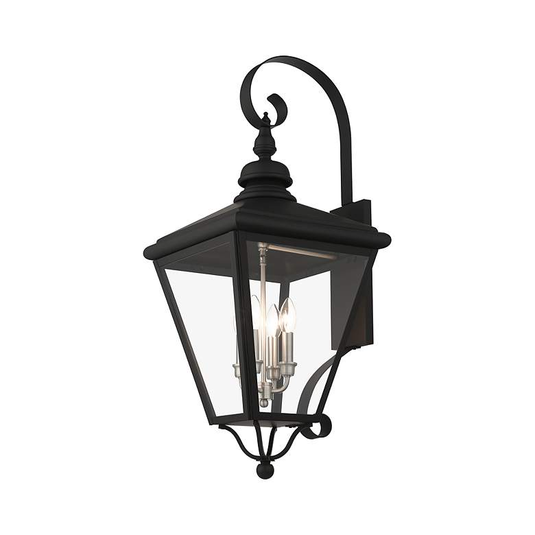 Image 5 4 Light Black Outdoor Extra Large Wall Lantern more views