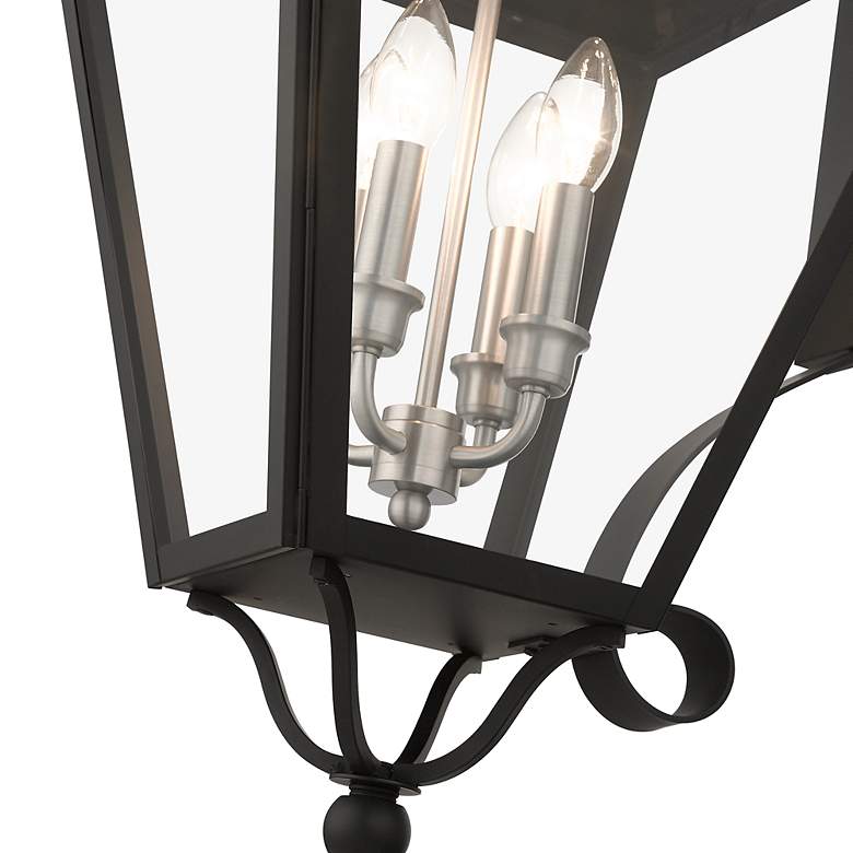 Image 7 4 Light Black Outdoor Extra Large Wall Lantern more views