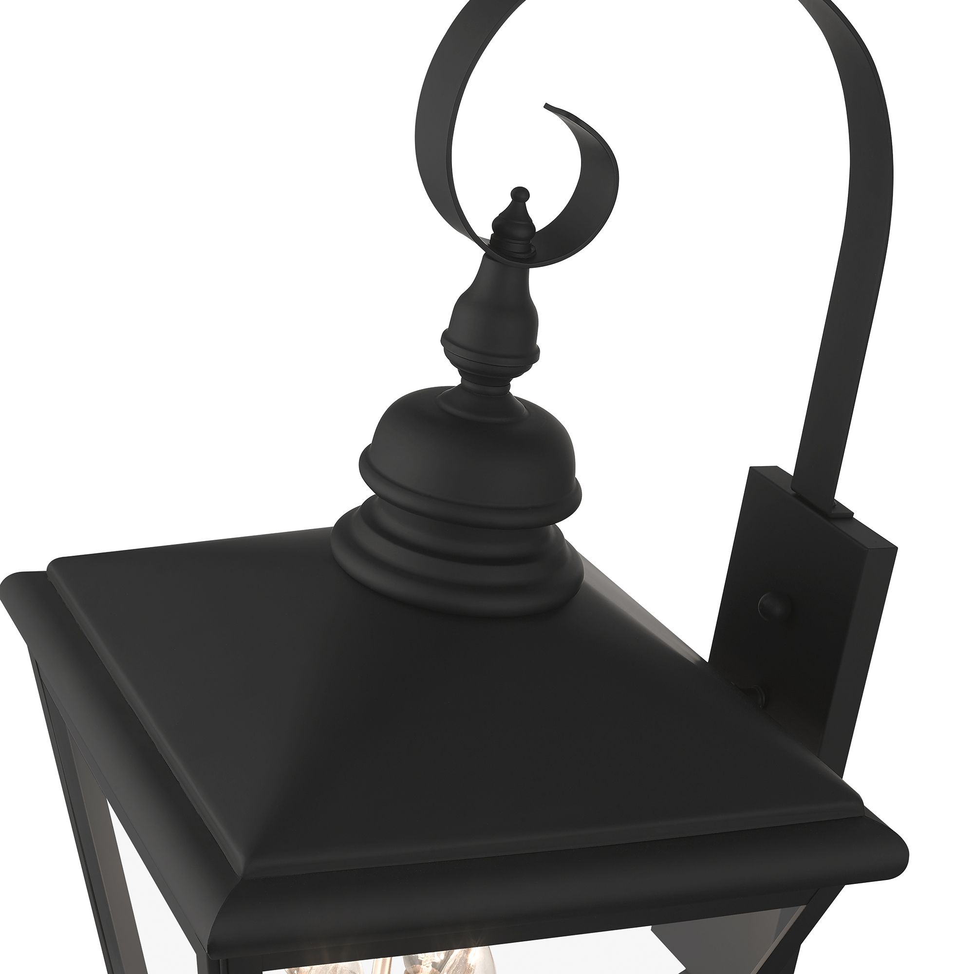 4 Light Black Outdoor Extra Large Wall Lantern