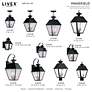 4_4 Light Black Outdoor Post Top Lantern more views