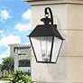 1_4 Light Black Outdoor Wall Lantern