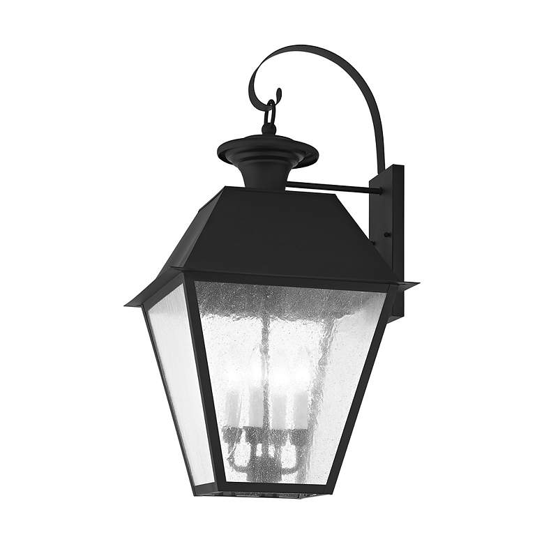 Image 7 4 Light Black Outdoor Wall Lantern more views
