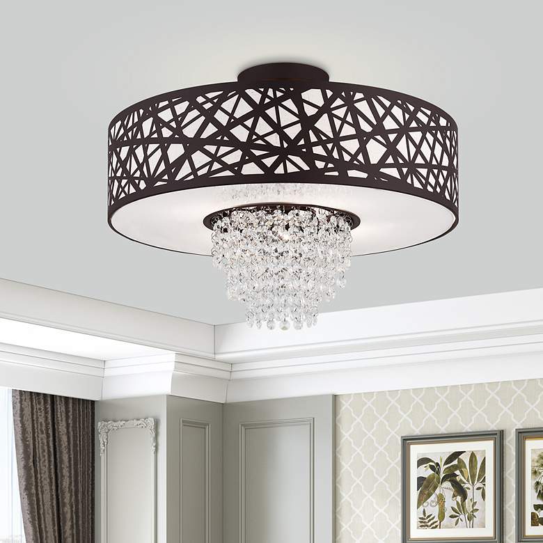 Image 1 4 Light Bronze Ceiling Mount